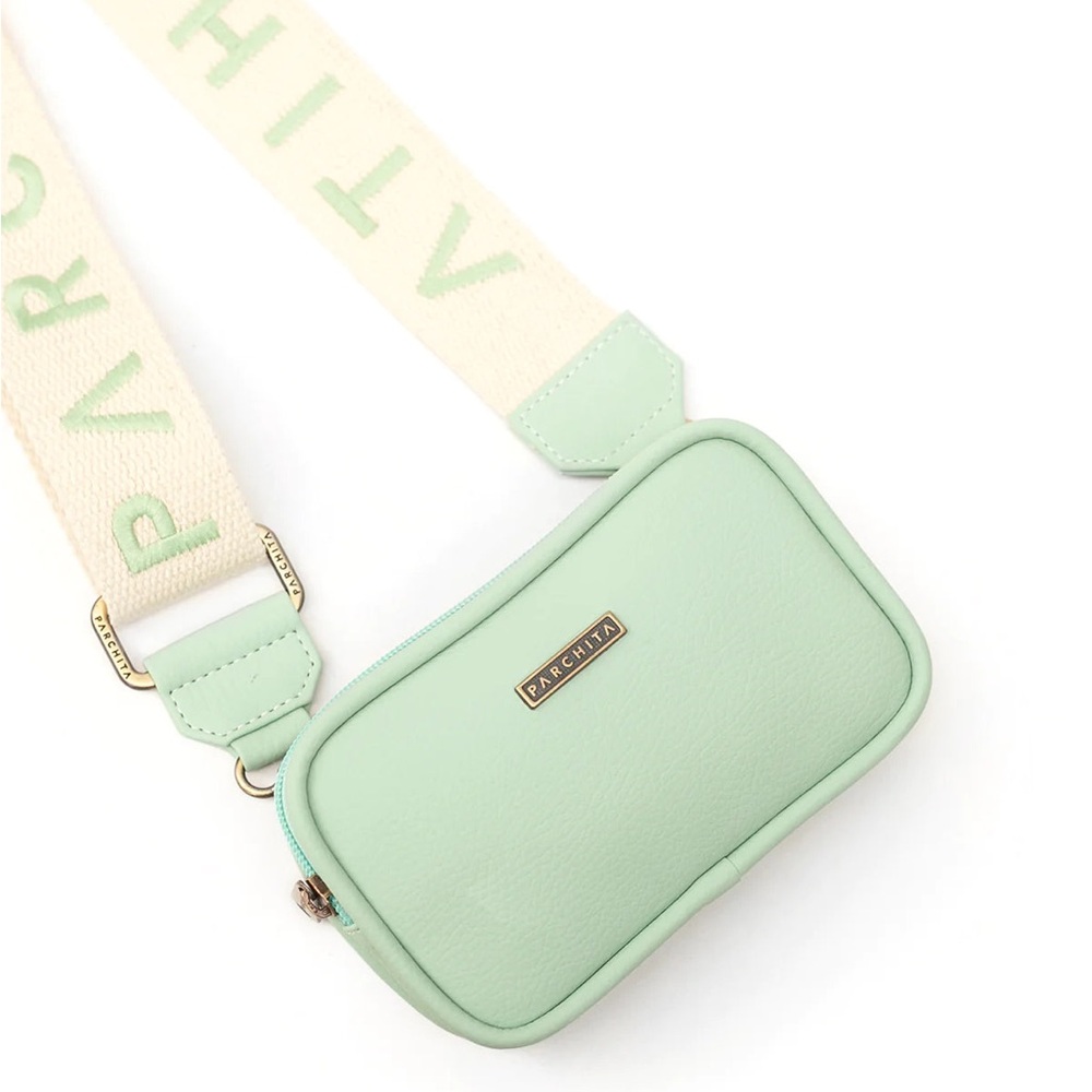 Parchita Mint Green Crossbody Bag